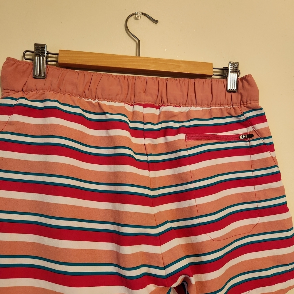 North Face | Women's Striped Multicolor Athleisure/Athletic Shorts (Size Small) - Picture 12 of 15